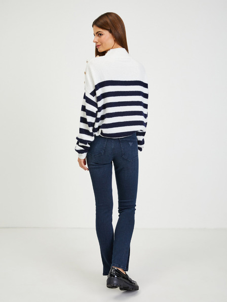 Guess Dunkelblaue Skinny Fit Jeans mit Schlitzen Guess 1981