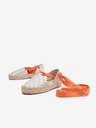 Guess Orange und silber gemusterte Damen-Espadrilles Guess Jalene 3
