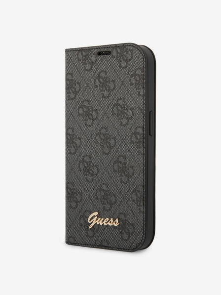 Guess Guess PC/TPU 4G Metall-Kamerakontur Book Case für iPhone 14 Pro Schwarz