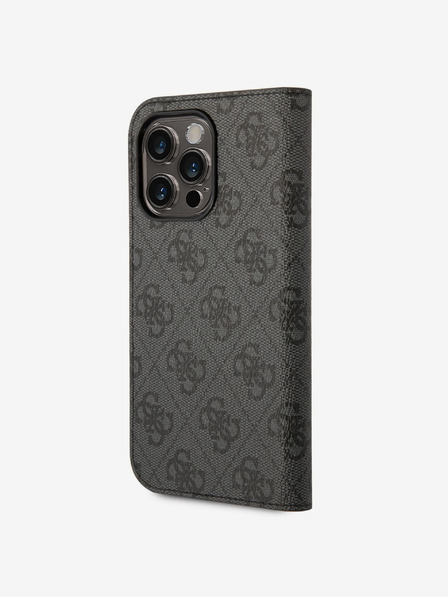 Guess Guess PC/TPU 4G Metall-Kamerakontur Book Case für iPhone 14 Pro Schwarz