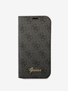Guess Guess PC/TPU 4G Metall-Kamerakontur Book Case für iPhone 14 Pro Schwarz