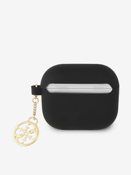 Guess Guess 4G Charm Silikontasche für AirPods 3 Schwarz