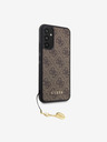 Guess 4G Charm Back Cover for Samsung Galaxy A34 5G Brown Phone Case