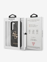 Guess PU 4G Metal Logo Back Cover for Samsung Galaxy S23 Grey Phone Case