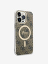 Guess Guess IML 4G MagSafe Rückwand für iPhone 14 Pro Max Braun