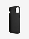 Guess Guess PC/TPU Glitter Flakes Metall-Logo-Rückseite für iPhone 14 Schwarz
