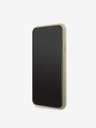 Guess Guess Strasssteinchen Dreieck Metall Logo Hülle für iPhone 11 Pro Max Gold