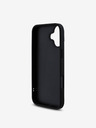 Guess Guess PU Leder Quilted Back Cover für iPhone 16 Schwarz