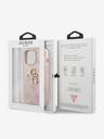 Guess Guess PU 4G Metall-Logo-Rückseite für iPhone 13 Pro Max Pink
