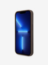 Guess Guess PU 4G Metall-Logo-Rückseite für iPhone 15 Pro Braun