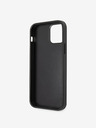 Guess Guess PU 4G Metall-Logo Rückwand für iPhone 12 Pro Max Grau