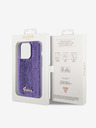 Guess Guess Pailletten Logo Rückseite für iPhone 14 Pro Max Violett
