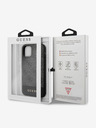 Guess PU 4G Stripe Rückseite Hülle für iPhone 11 Grau Handyhülle