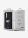 Guess Guess PU 4G Metall-Logo-Rückseite für Samsung Galaxy A35 5G Grau