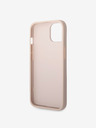 Guess Guess PU 4G Metall-Logo-Rückseite für iPhone 14 Pink