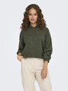 Jacqueline de Yong Khakifarbener Damen-Kapuzenpullover JDY Rue