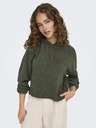 Jacqueline de Yong Khakifarbener Damen-Kapuzenpullover JDY Rue