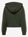 Jacqueline de Yong Khakifarbener Damen-Kapuzenpullover JDY Rue
