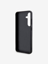 DKNY PU Leder Karomuster und Streifen Rückseitenschutz für Samsung Galaxy S24 Schwarz DKNY
