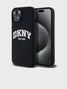 DKNY Liquid Silicone Arch Logo MagSafe Back Cover für iPhone 11 Schwarz DKNY