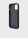 DKNY Liquid Silicone Arch Logo MagSafe Back Cover für iPhone 11 Schwarz DKNY