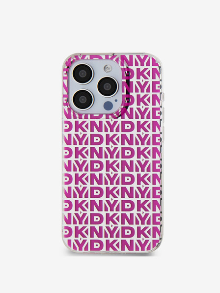 DKNY PC/TPU-Rückseite für iPhone 15 Pro Max Rosa DKNY
