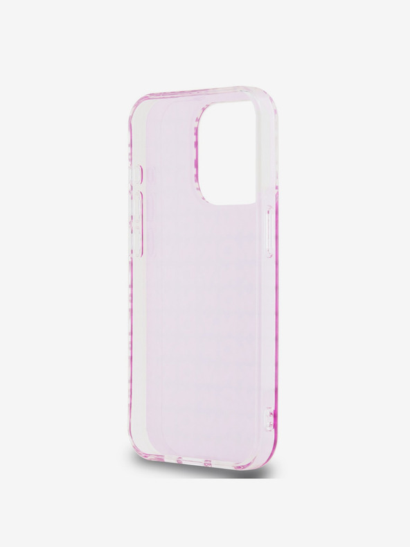 DKNY PC/TPU-Rückseite für iPhone 15 Pro Max Rosa DKNY