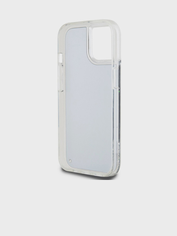 DKNY Liquid Glitter Arch Logo Back Cover für iPhone 11 Schwarz DKNY