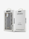 DKNY PU Leder Karomuster Magsafe Schutzhülle für iPhone 15 Beige DKNY