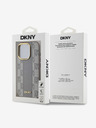 DKNY PU Leder Karomuster Magsafe Schutzhülle für iPhone 15 Pro Max Beige DKNY