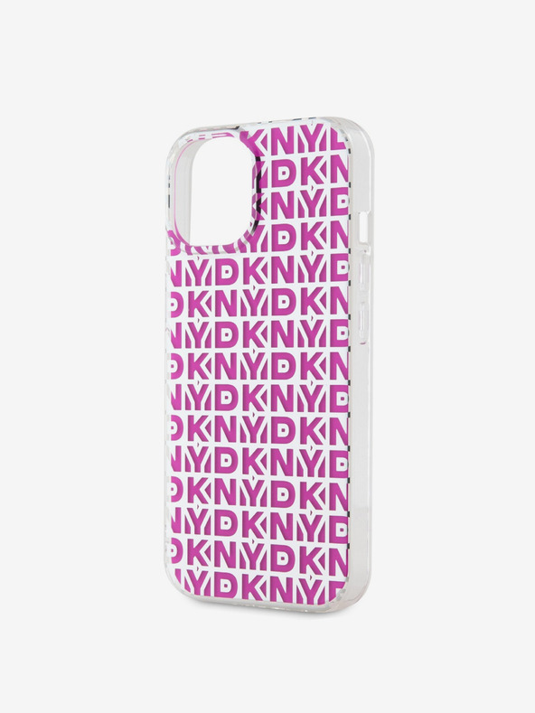 DKNY PC/TPU-Rückseite für iPhone 15 Pink DKNY
