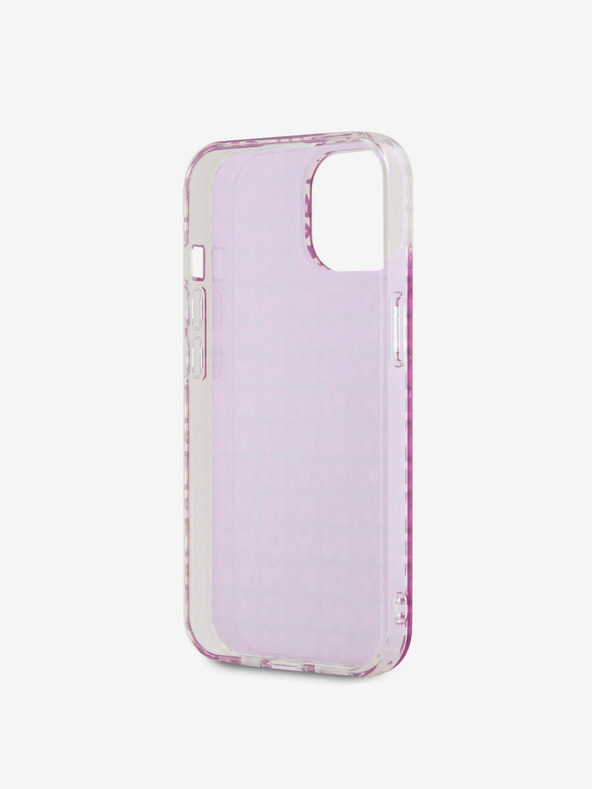 DKNY PC/TPU-Rückseite für iPhone 15 Pink DKNY