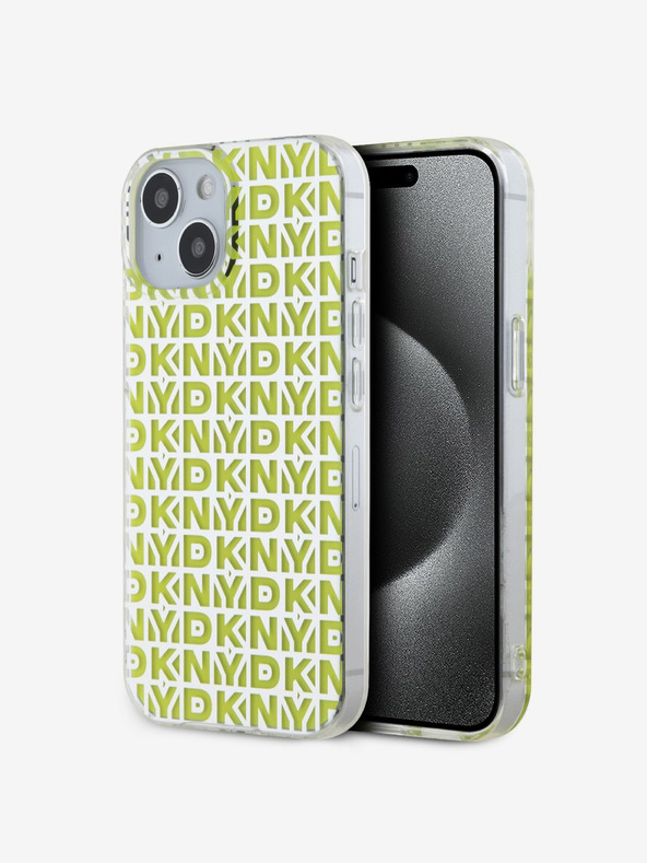 DKNY PC/TPU-Rückseite für iPhone 15 Gelb DKNY