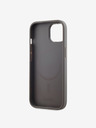 DKNY PU Leder Stack Logo Magsafe Schutzhülle für iPhone 15 Grau DKNY