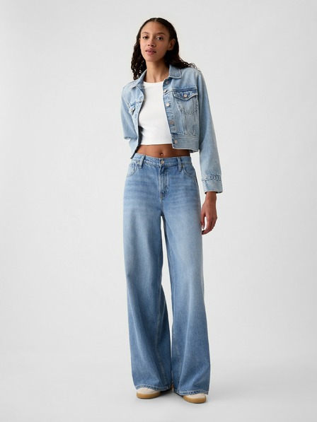 GAP Damen Mid Rise UltraSoft Baggy Jeans GAP