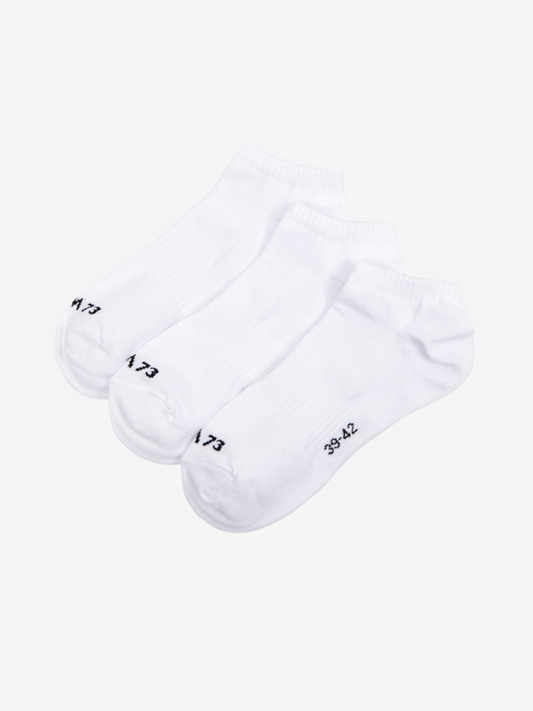 Sam 73 Set aus drei Paar weißen Herrensocken SAM 73 Invercargill