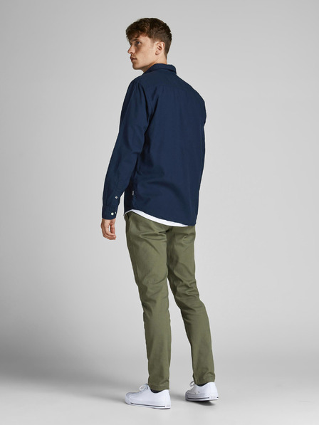 Jack & Jones Dunkelblaues Jack & Jones Oxford-Hemd