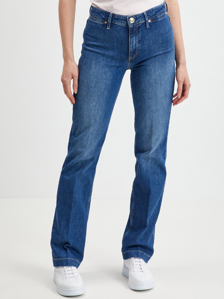 Guess Dunkelblaue Straight Fit Jeans Guess Sexy Straight Marina für Frauen