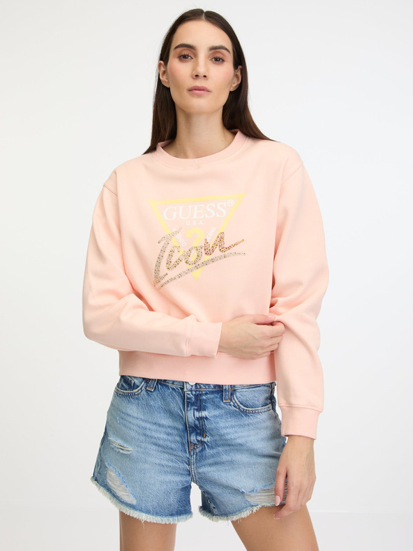 Guess Apricot Damen Guess Icon Sweatshirt