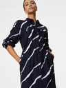 Marks & Spencer Dunkelblaues Marks & Spencer Hemdblusenkleid für Damen
