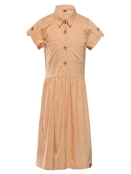 NAX Braunes Mädchenkleid NAX Erfo