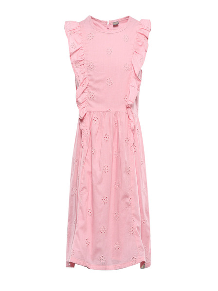 NAX Rosa Mädchenkleid NAX Dirvo