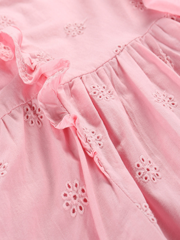 NAX Rosa Mädchenkleid NAX Dirvo