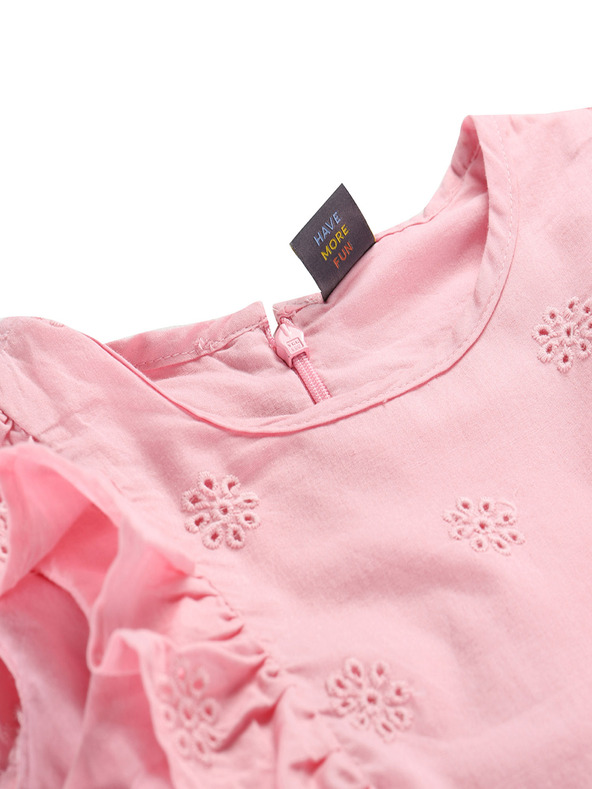 NAX Rosa Mädchenkleid NAX Dirvo