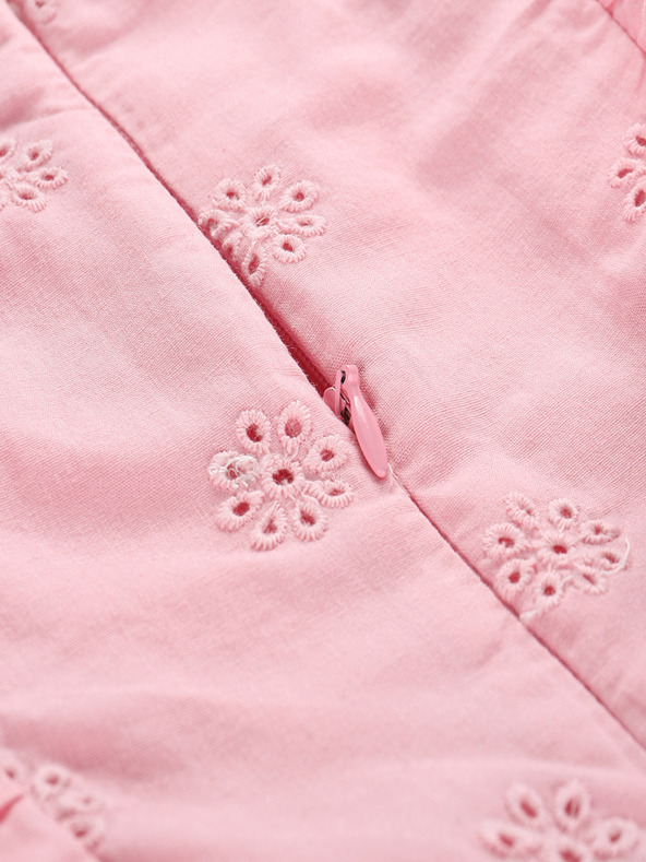 NAX Rosa Mädchenkleid NAX Dirvo