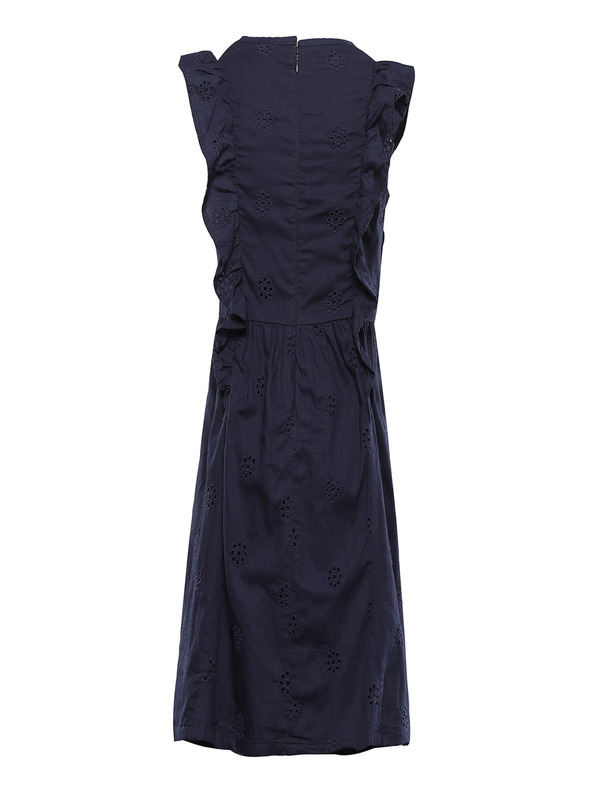 NAX Dunkelblaues Mädchenkleid NAX Dirvo