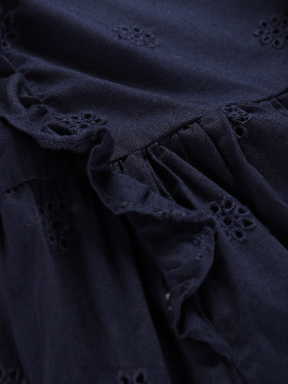 NAX Dunkelblaues Mädchenkleid NAX Dirvo