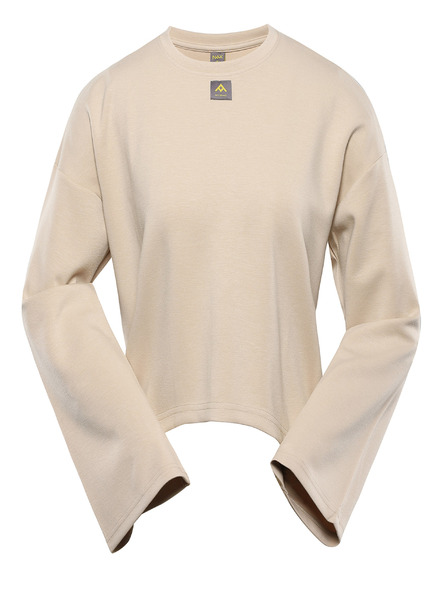 NAX Hellbraunes Damen-Sweatshirt NAX Seta