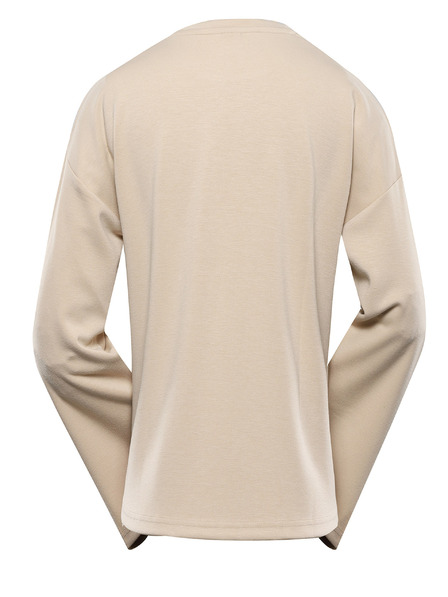 NAX Hellbraunes Damen-Sweatshirt NAX Seta