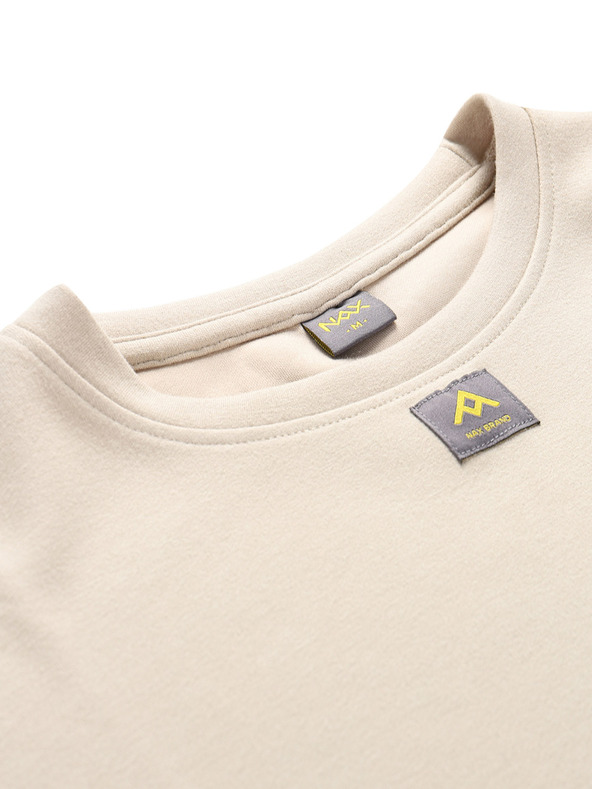 NAX Hellbraunes Damen-Sweatshirt NAX Seta